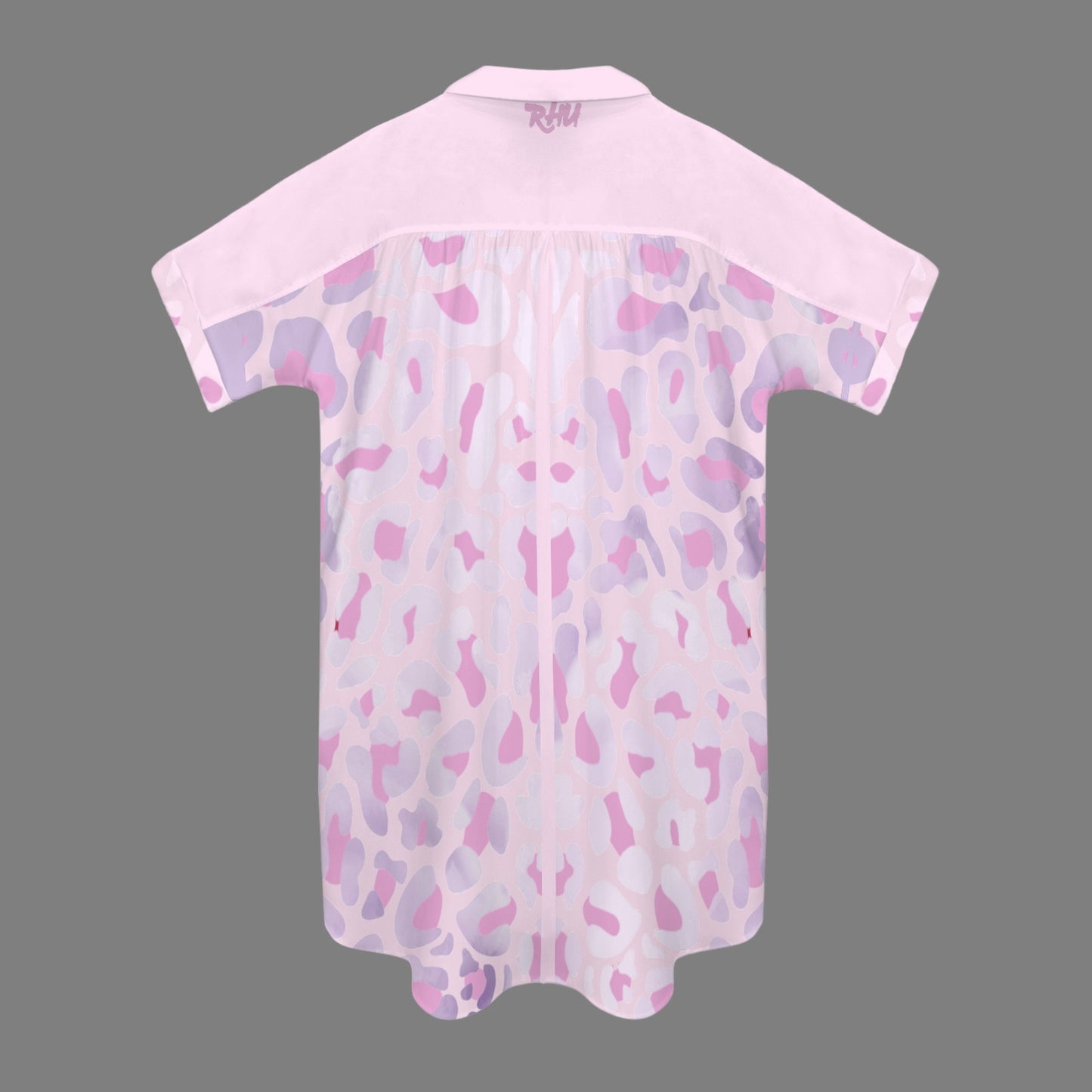 Pink Liliac LeopardT-Shirt Dress