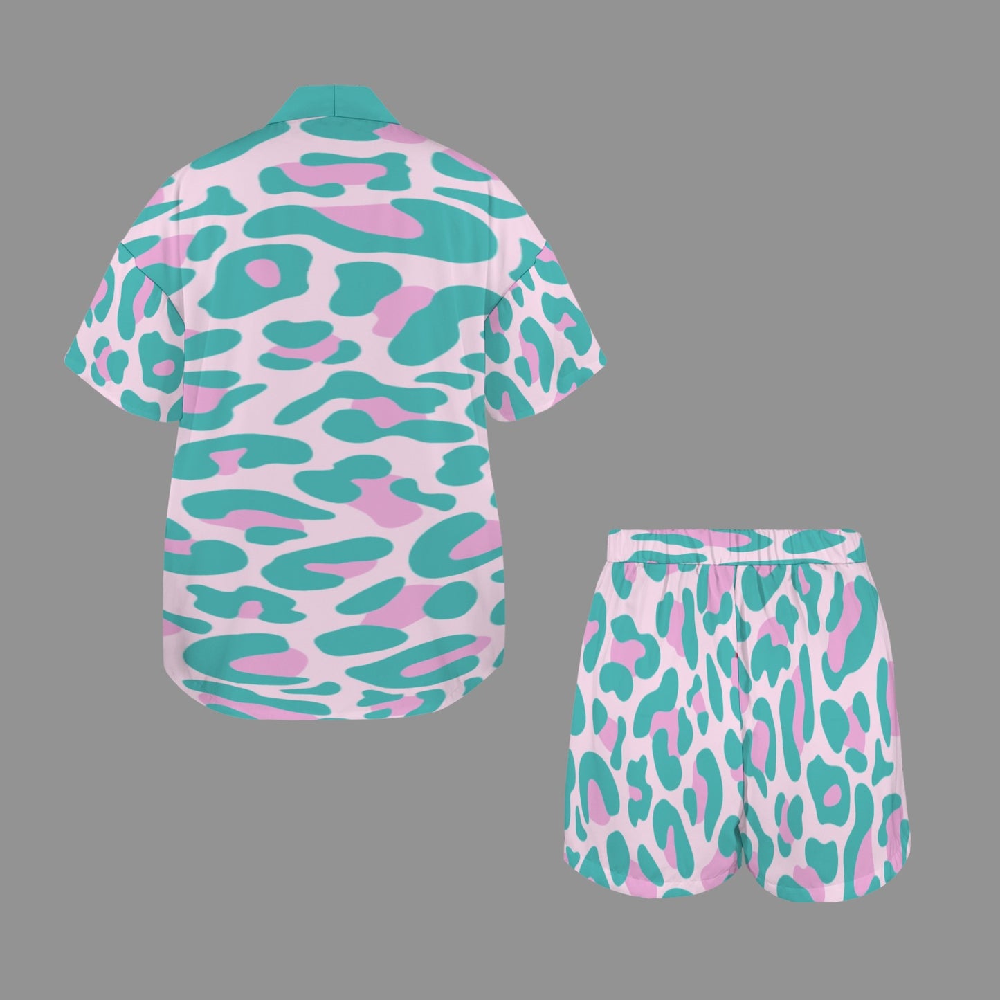 Completo Shorts Open T-Shirt Torquise