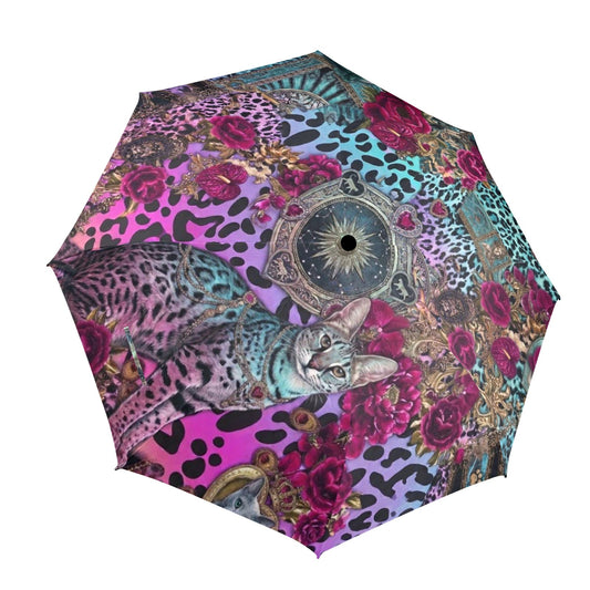 turchese leopard Savannah umbrella