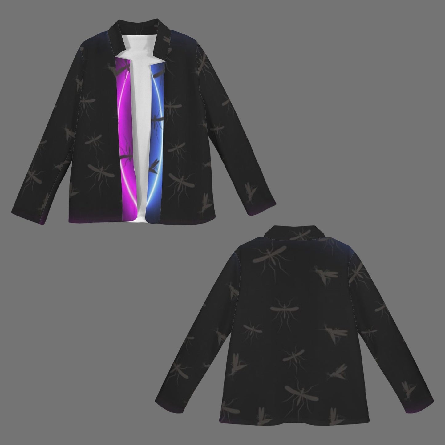 Mosquitoes Jacket Blue Pink All Over Mosquitoes