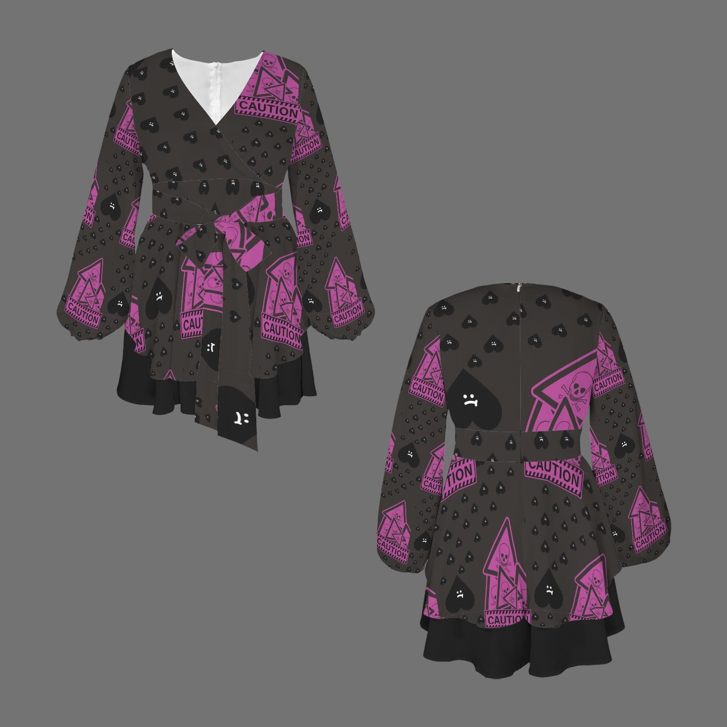 LINFA Romper CAUTION 2