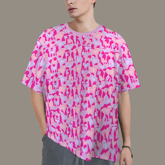 Mosquitoes HEARTS T-SHIRT Hot PInk