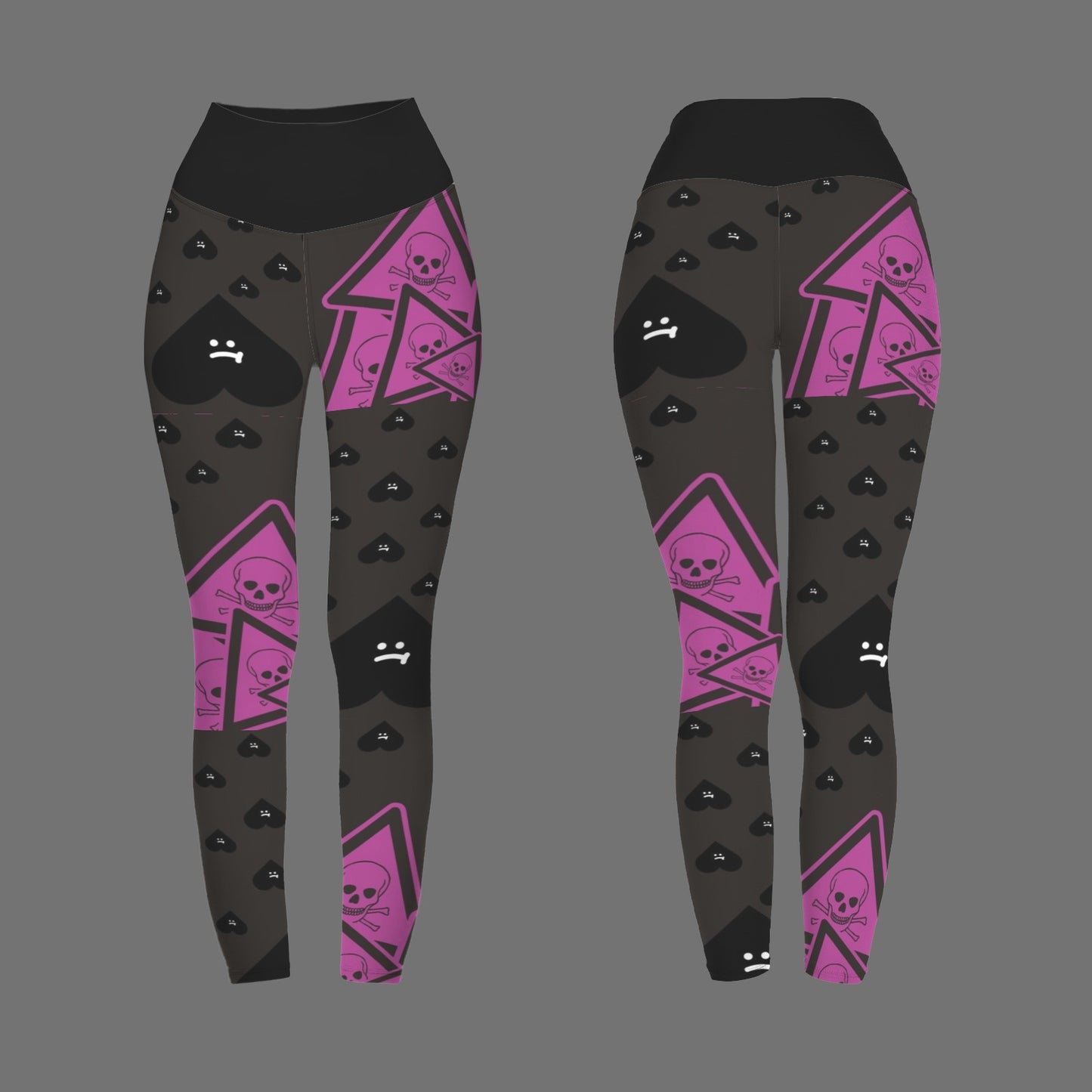 Pinky Caution Leggings V3