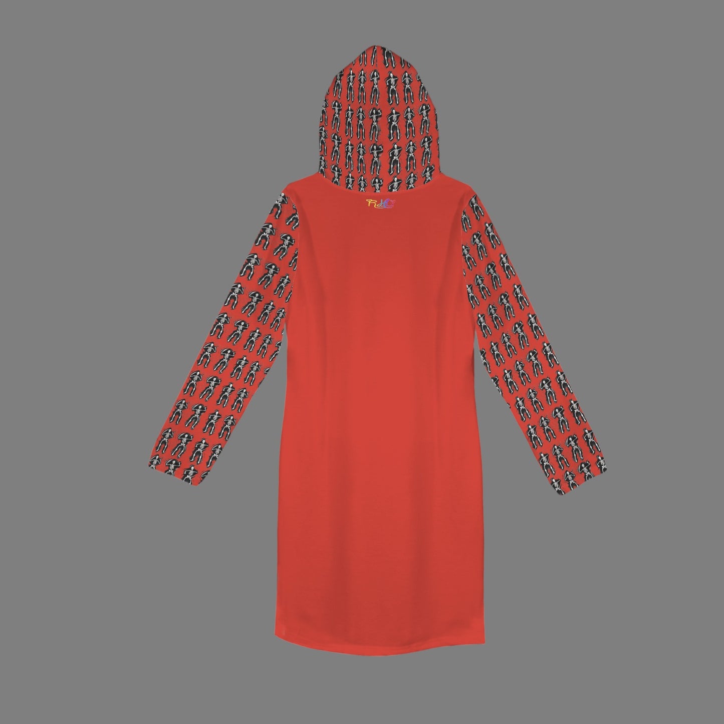 Humans Scare Me Jimmy Slob Dance Hoodie Dress Red