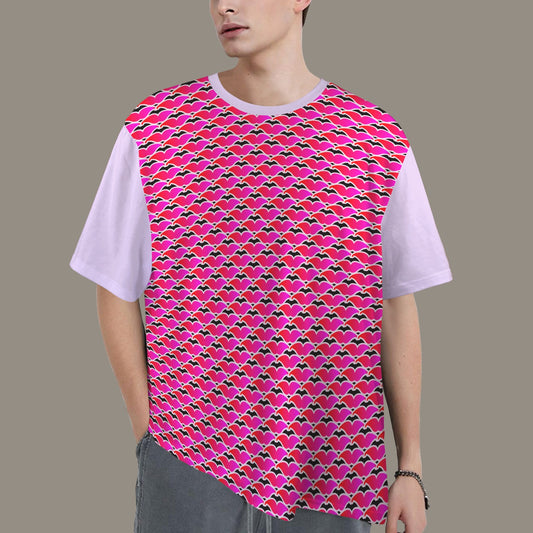 SE SON ROSE T-SHIRT -MOUTHS SOLID LILAC BACK