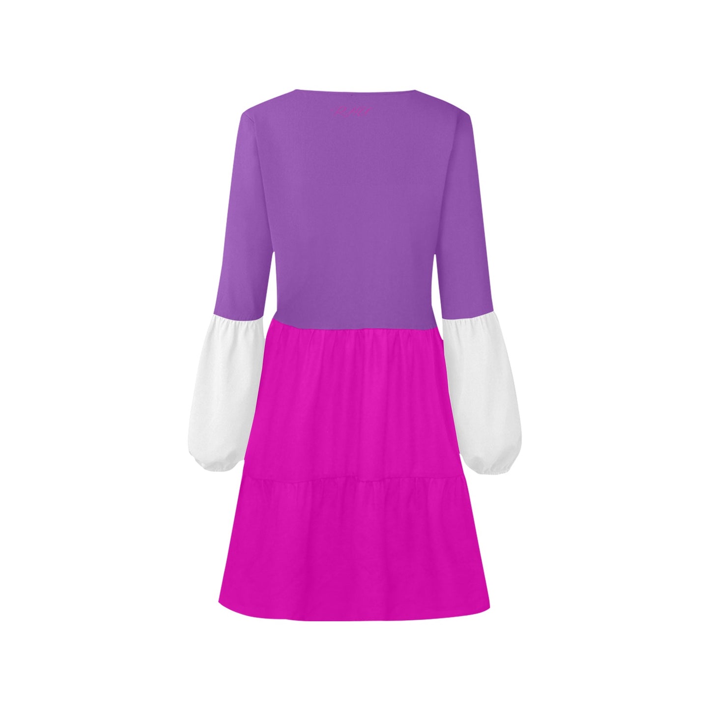 RIN Boho Dress V Neck Casual Loose Flowy Dress