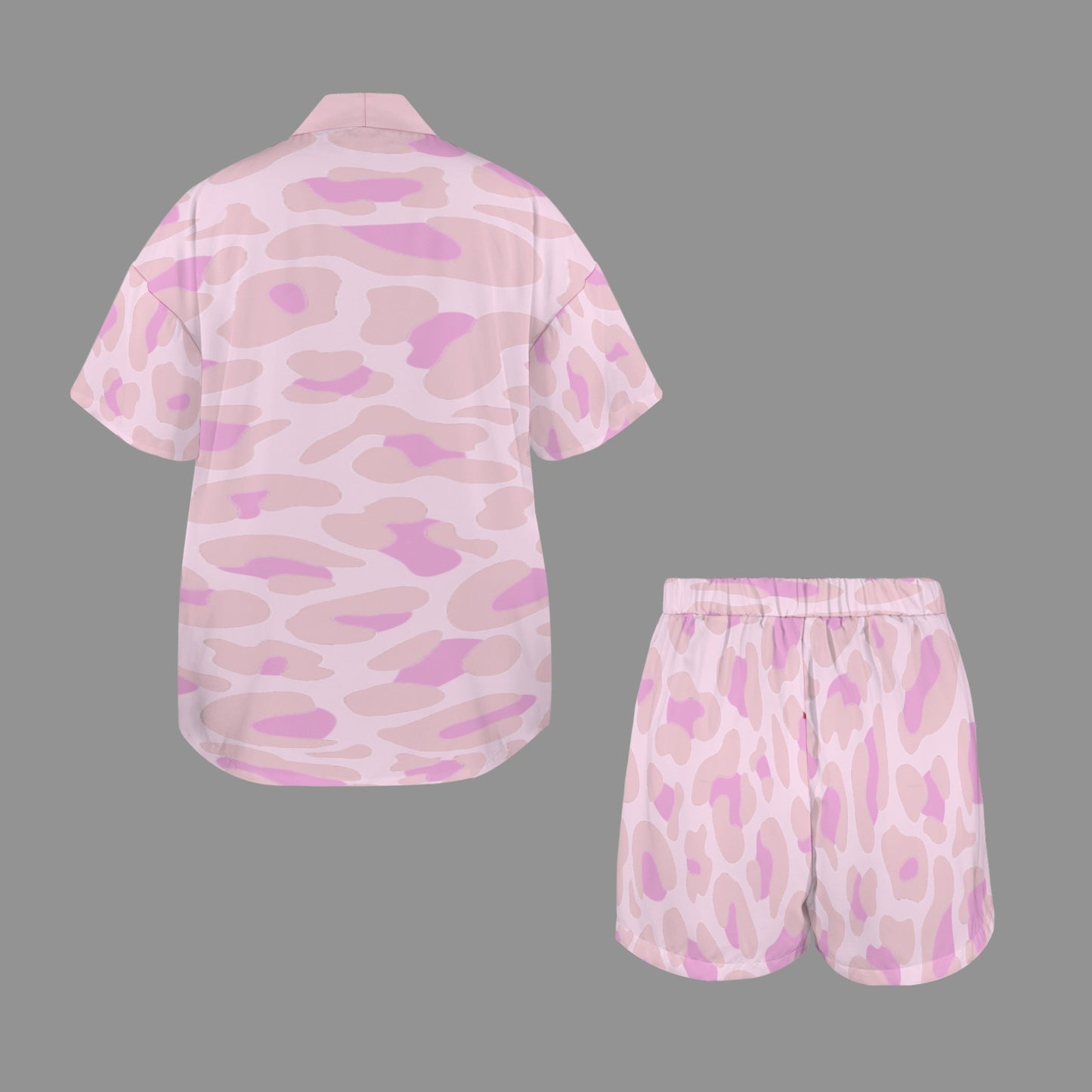 Completo Shorts Open T-Shirt Pale Light Mauve
