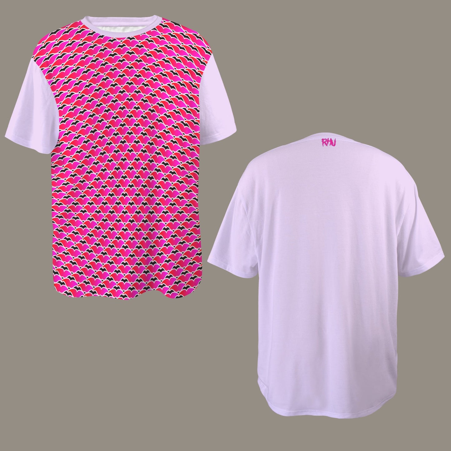 SE SON ROSE T-SHIRT -MOUTHS SOLID LILAC BACK