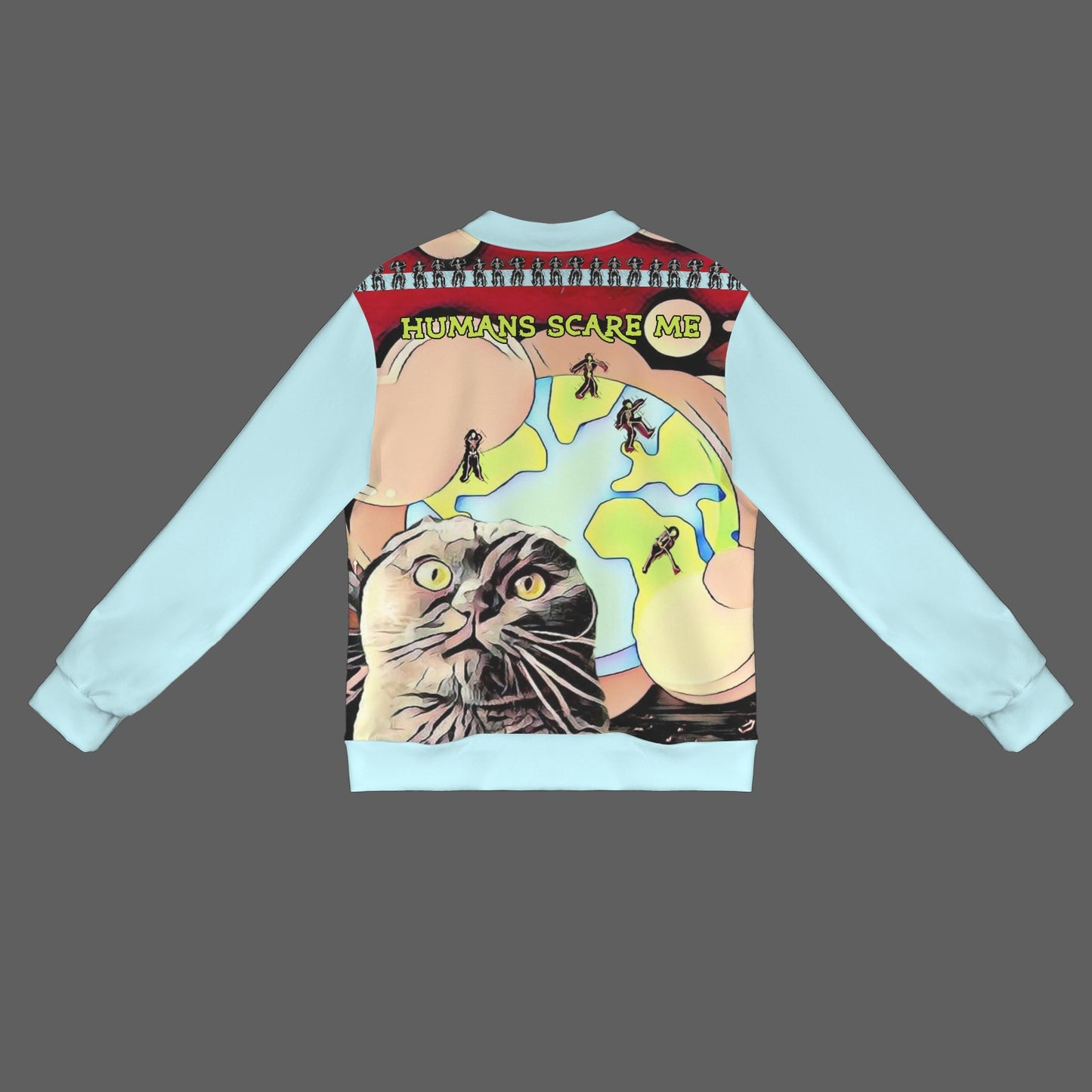 Humans Scare Me Lightweight Jacket Sabbia