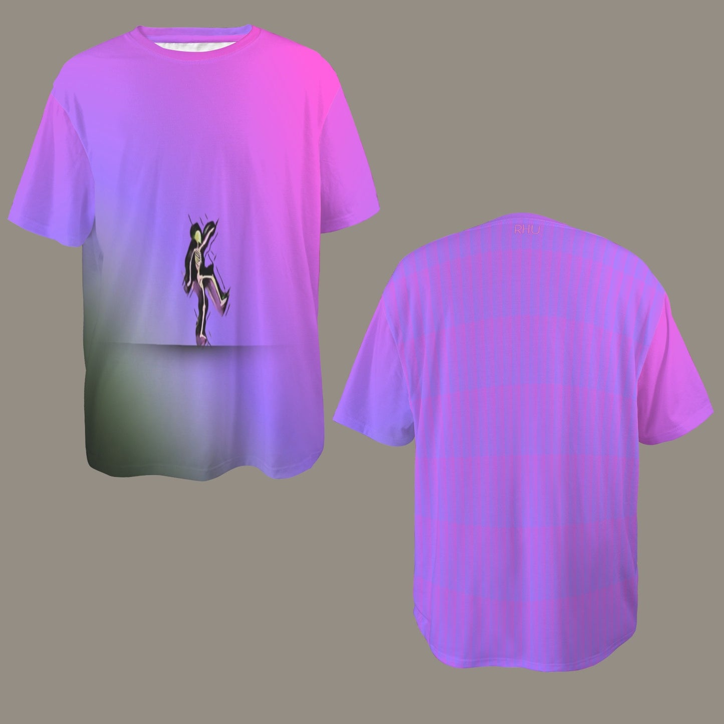 HSM T-shirt Skeleton Purple Pink