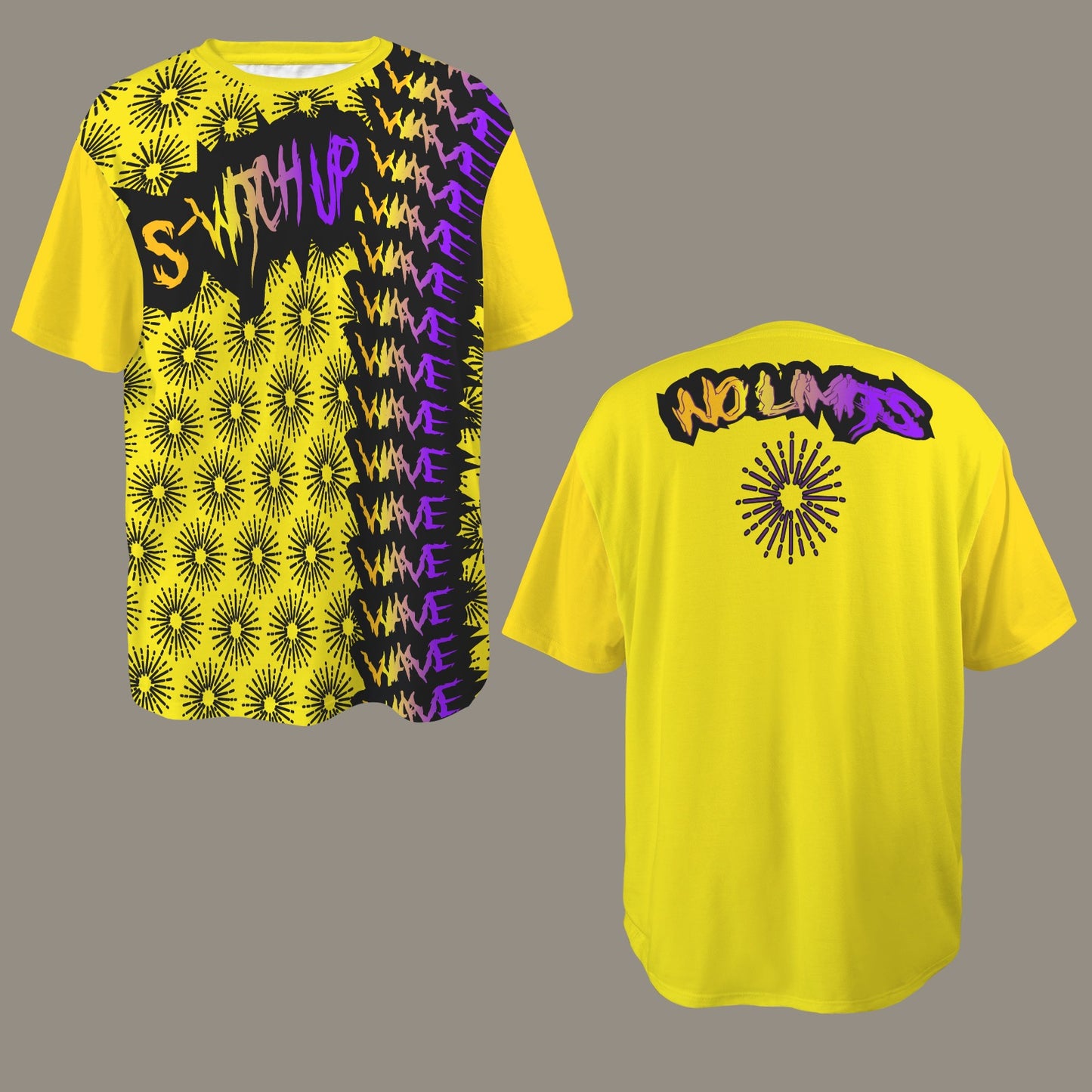 S-WITCH UP WAVE - WAVE BAND MULTI LOGO YELLOW