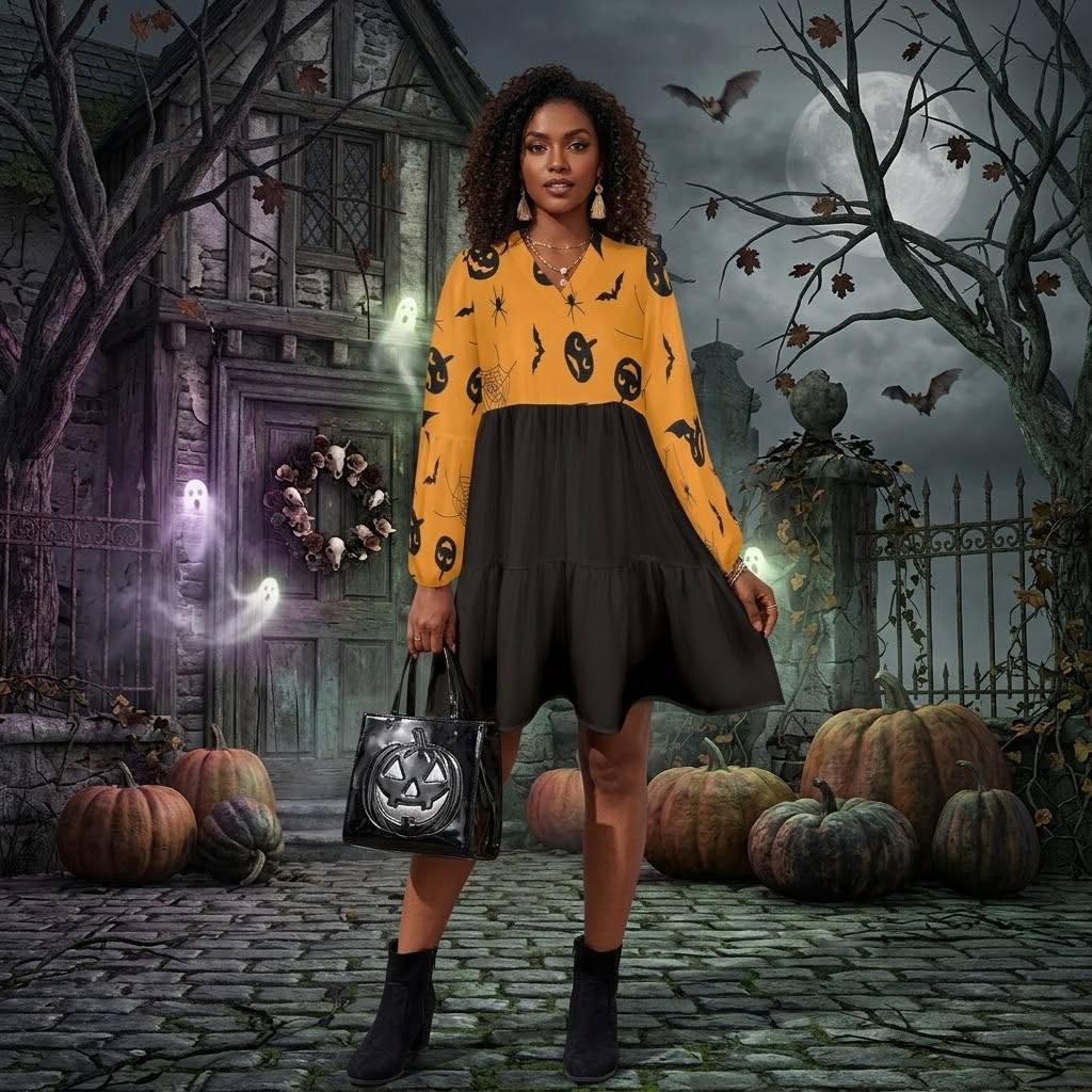 Halloween Boho Dress V2