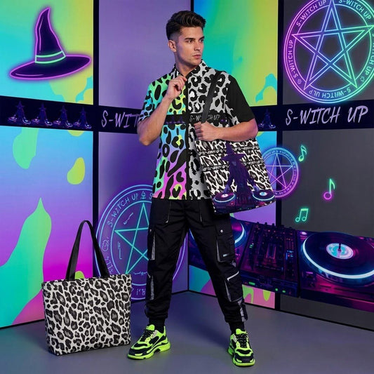 S-WITCH UP Male T-Shirt Zip