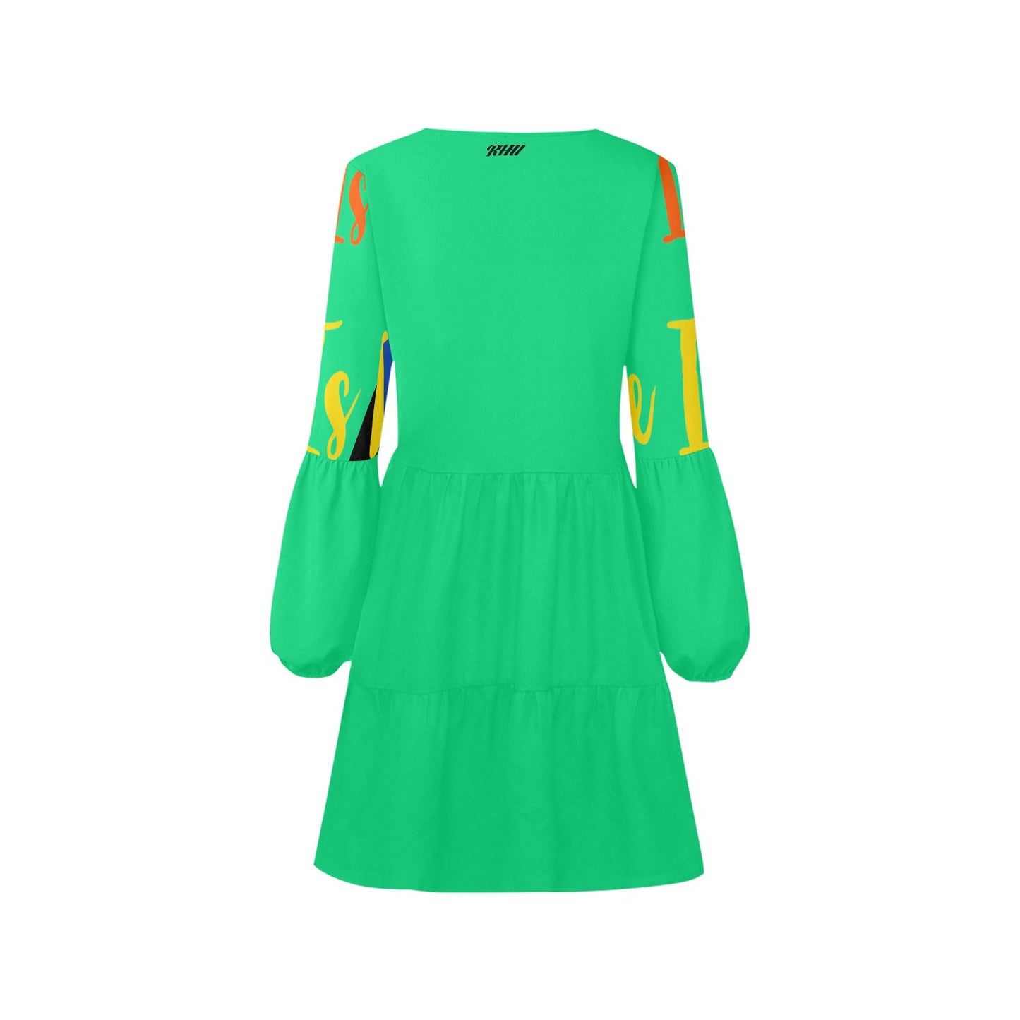 LINFA BOHO DRESS JOKER GREEN
