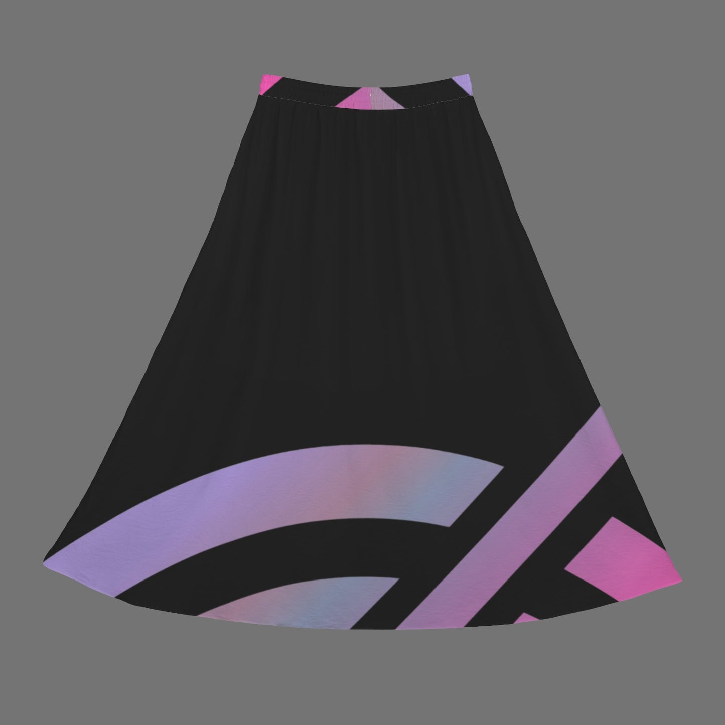 Long Skirt Black Disc
