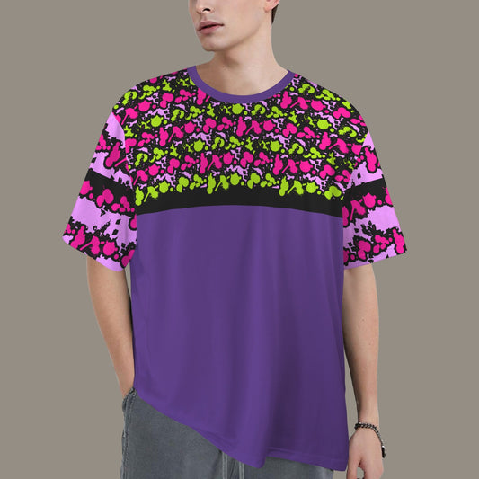 Hidden Name T-shirt Hot Hot Pink Bright Green Purple Black