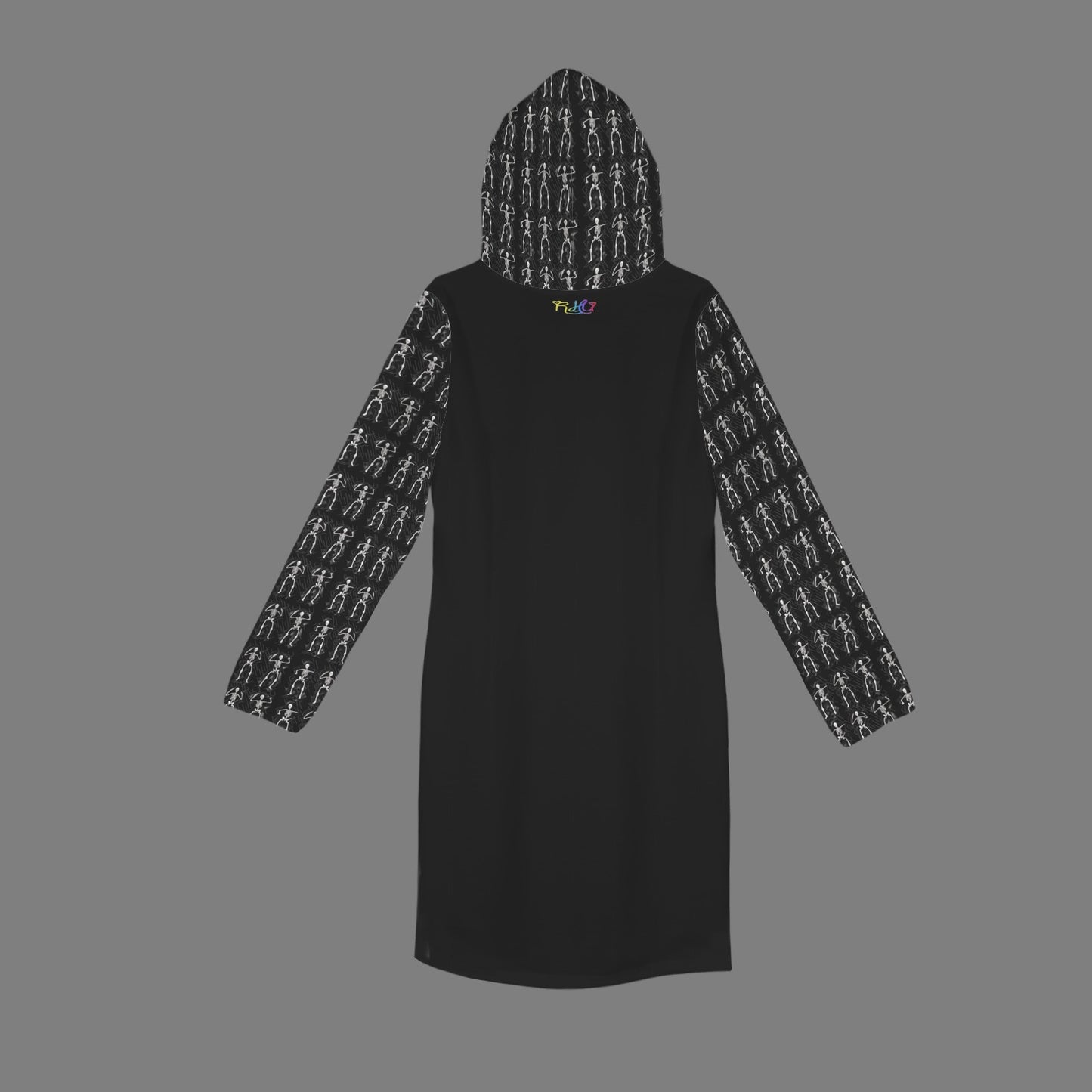 Humans Scare Me Jimmy Slob Dance Hoodie Dress Black