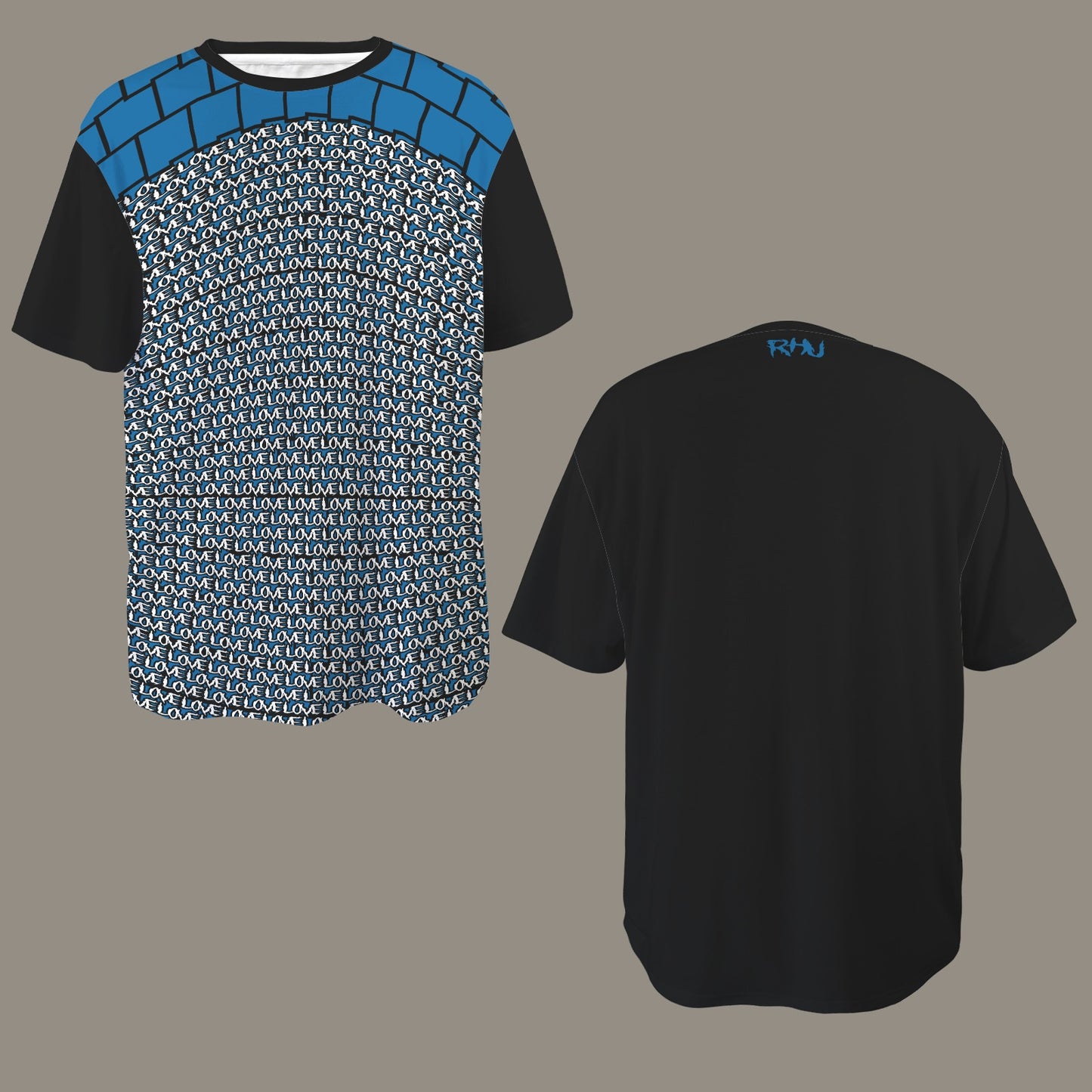 SE SON ROSE - BLUE LOVE WALL SMALL LOVE 2 - BLACK