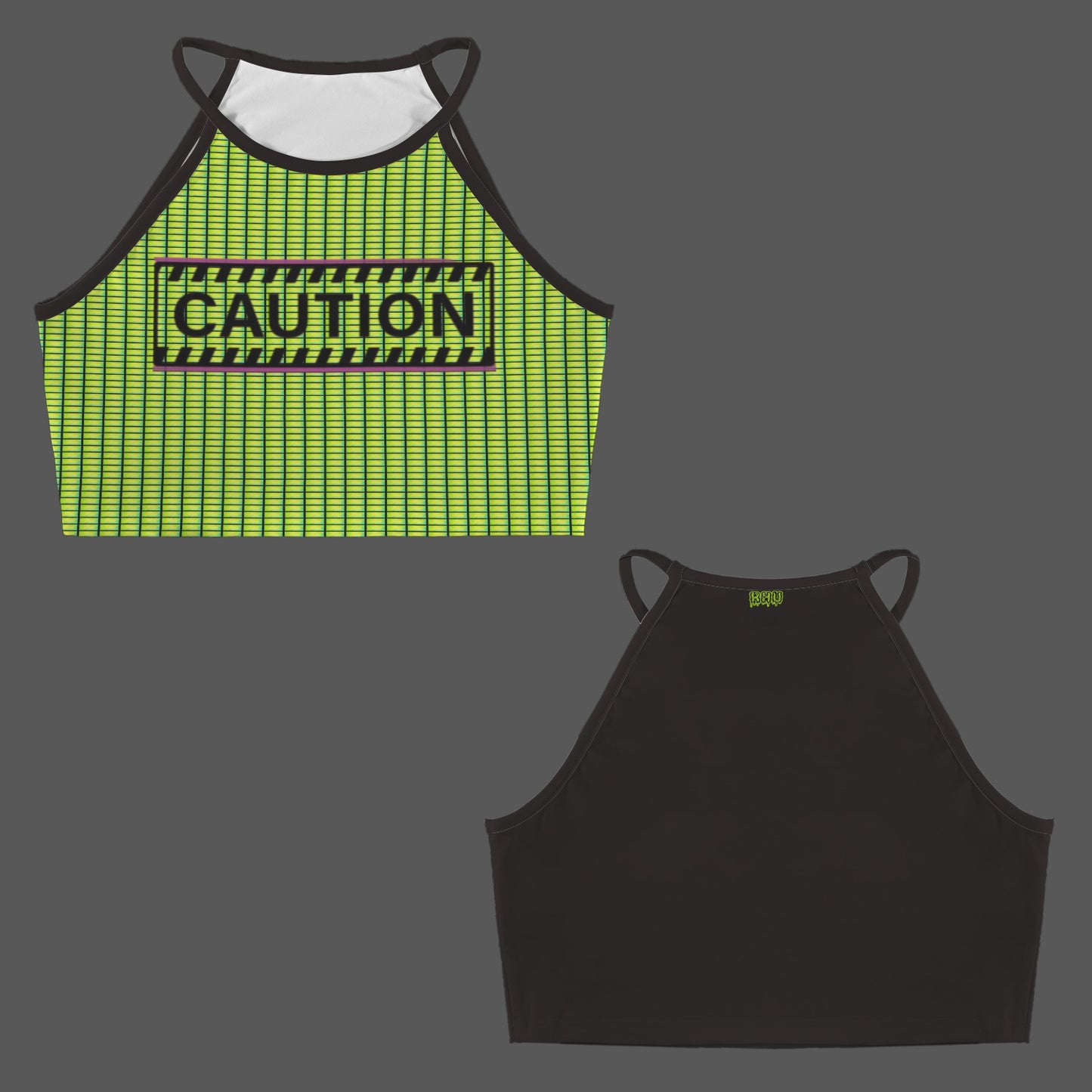CAUTION Tiles Tiles Tank top