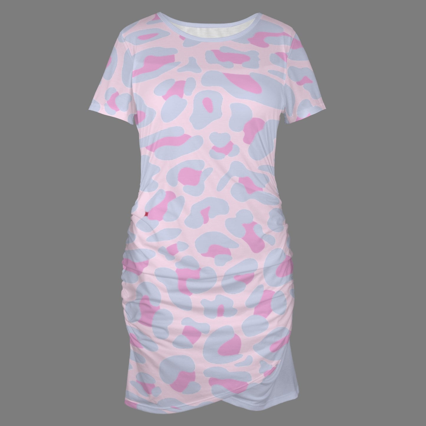 Light Aziel Pink Leopard Bodycon Dress