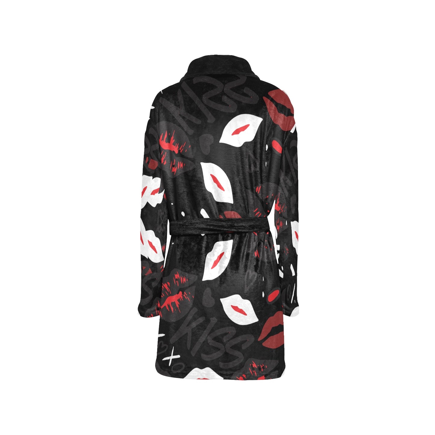 Night Robe Black Blue Red