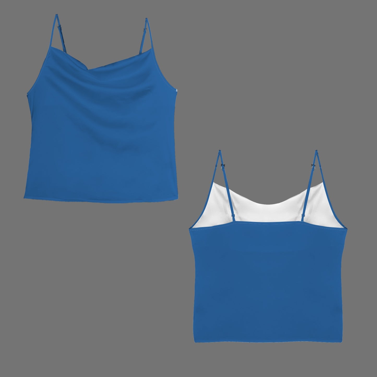 Silk Satin Blue Cami