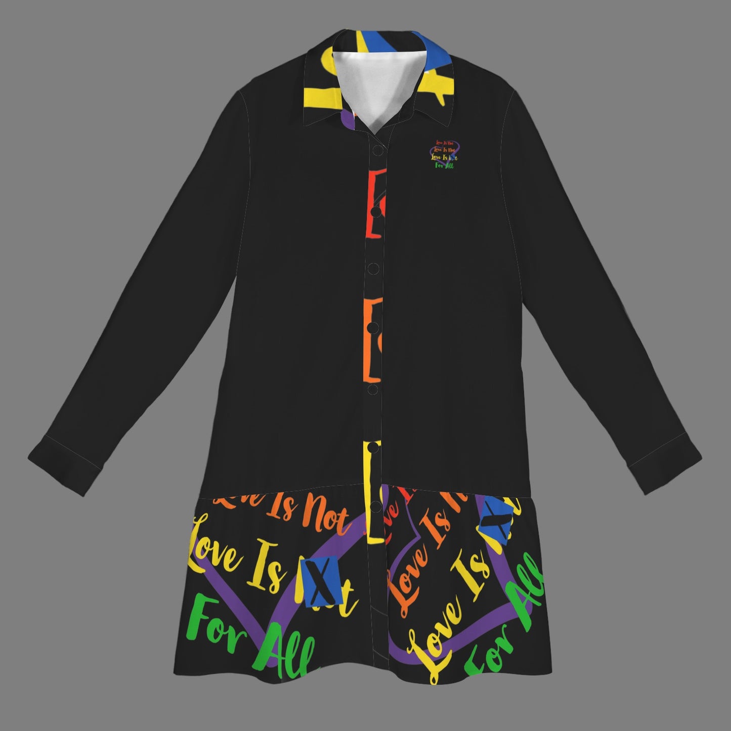 LINFA T SHIRT DRESS BLACK