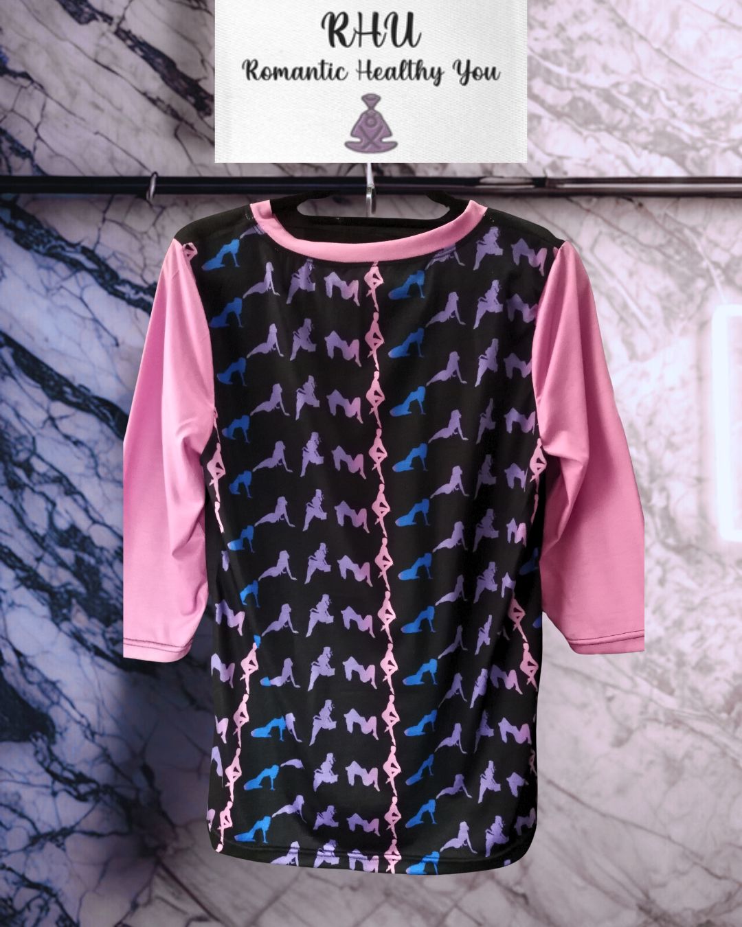 Mosquitoes Bar Code T-Shirt Black Pink