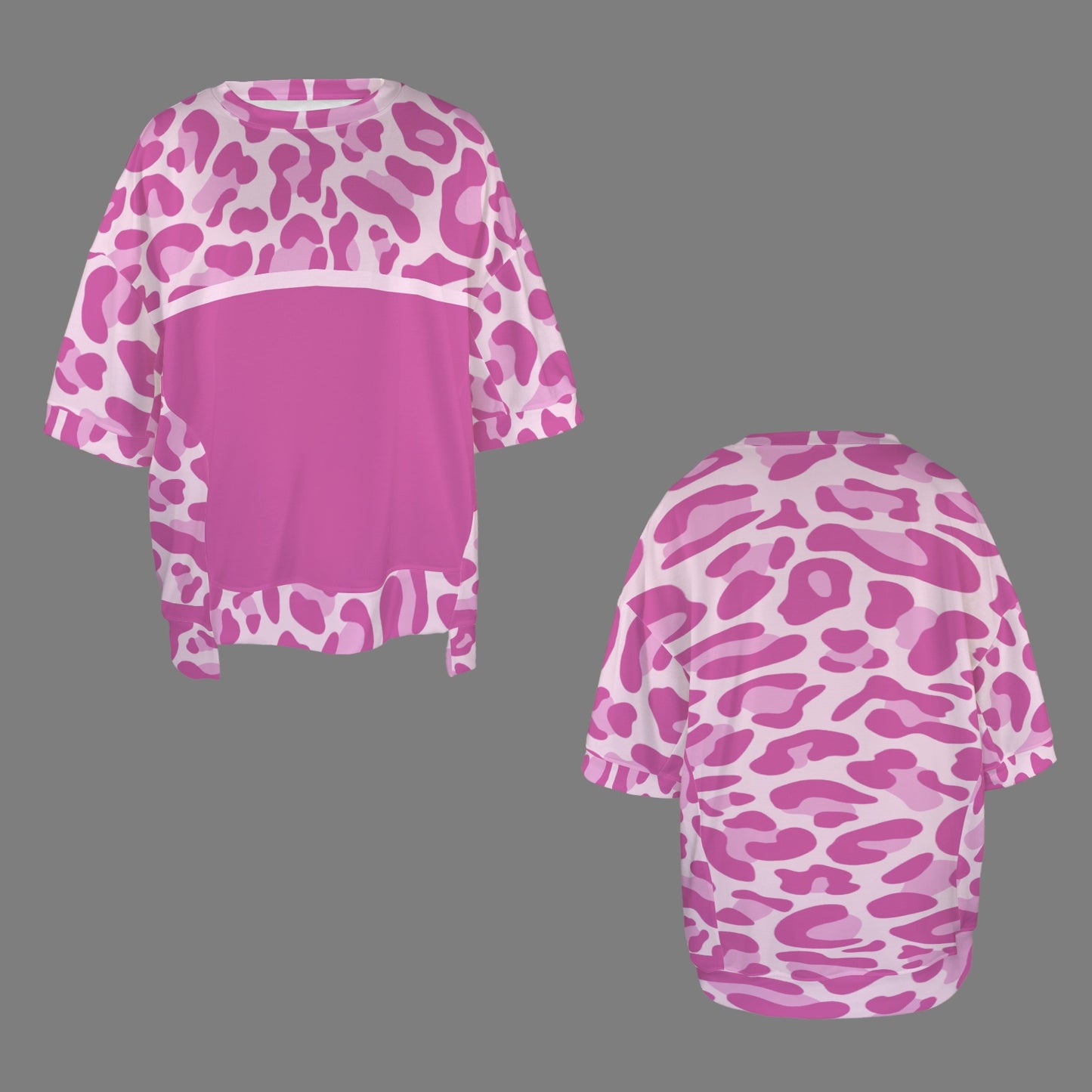 Maglia mamma Leopard Pink Mauve