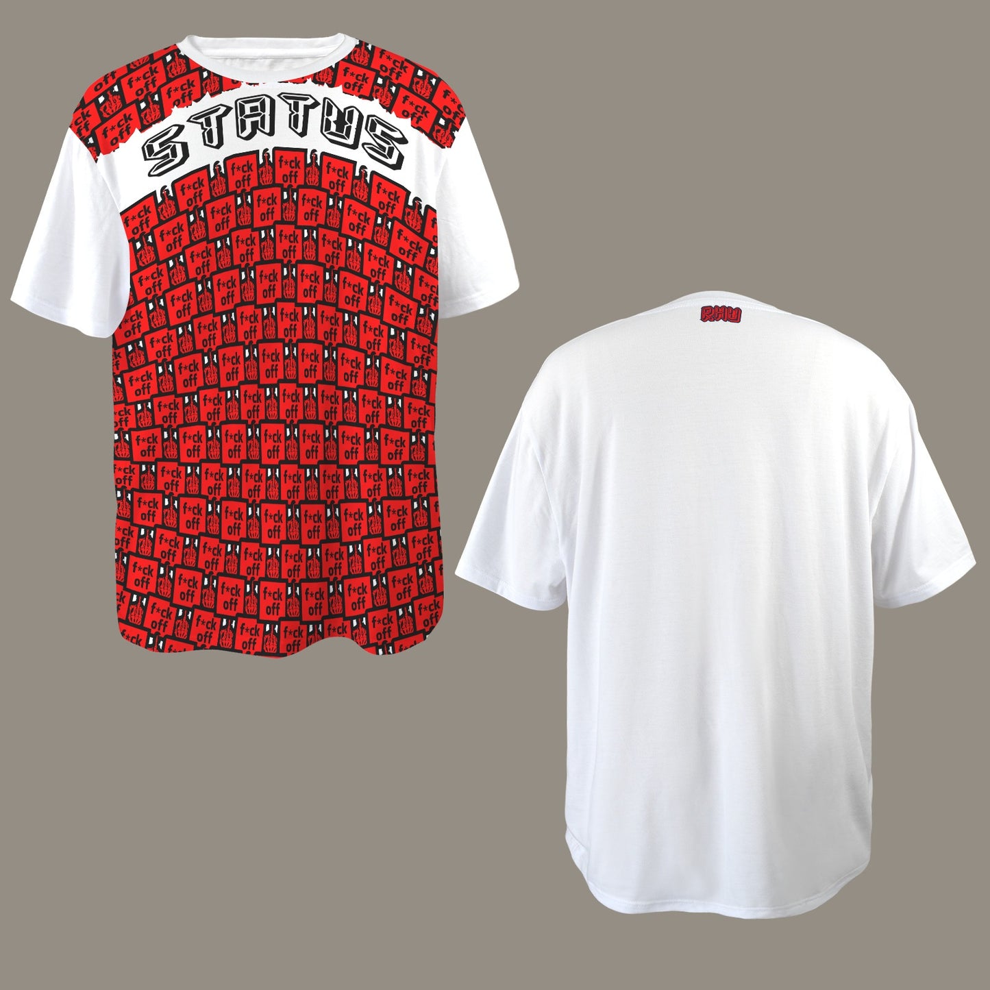 FUCK OFF STATUS T-SHIRT