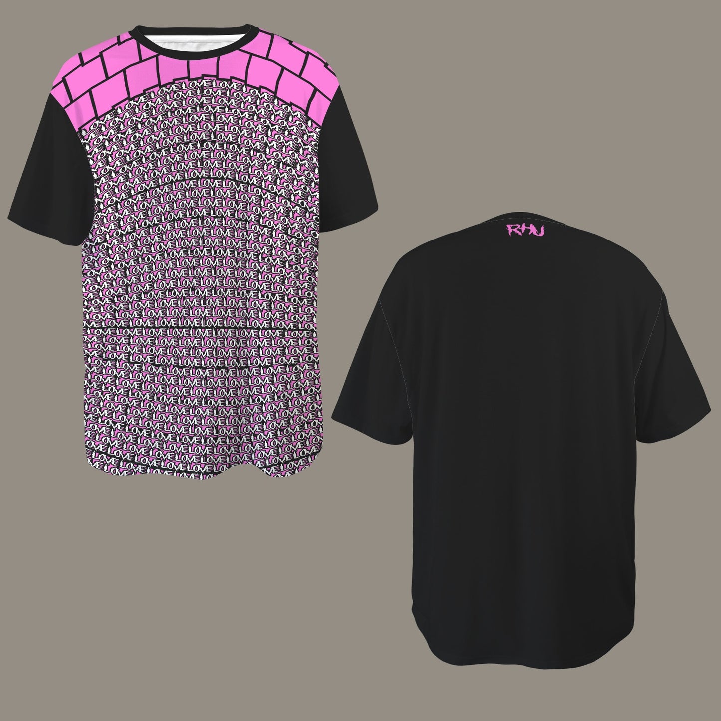 SE SON ROSE - PINK LOVE WALL SMALL LOVE 2 - BLACK