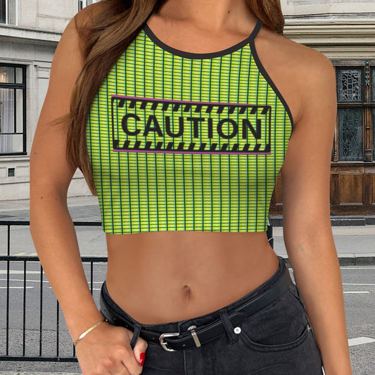 CAUTION Tiles Tiles Tank top