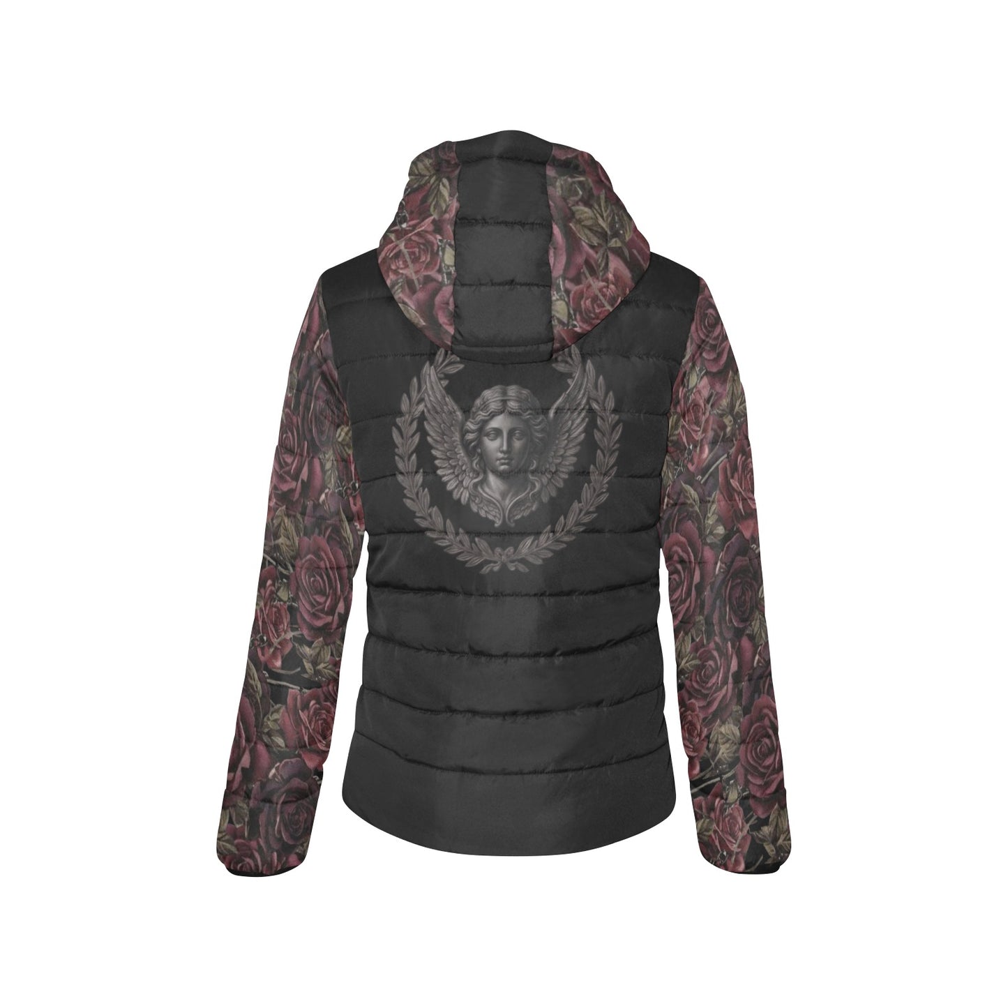 Logo/Animal Mix & Roses Padded Jacket 2