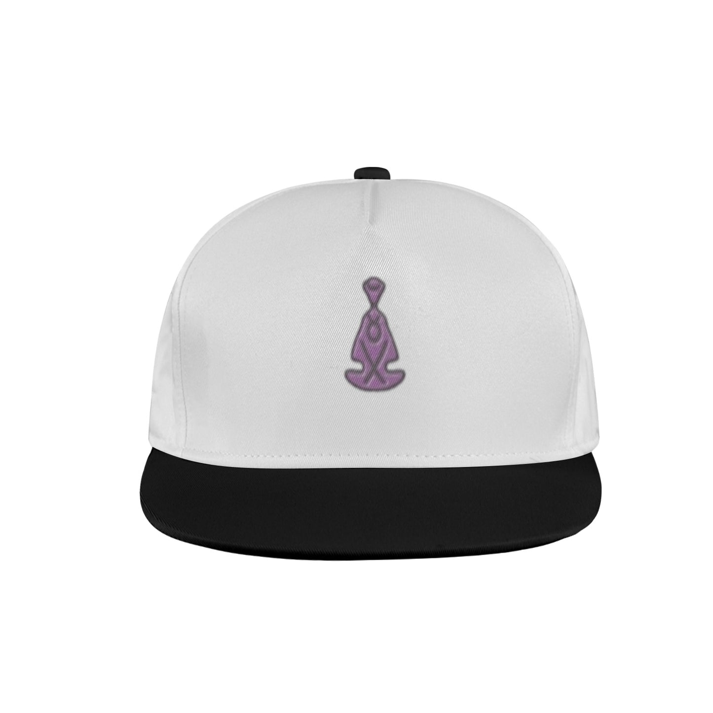 Silver Moon Buddha Logo Snapback Cap