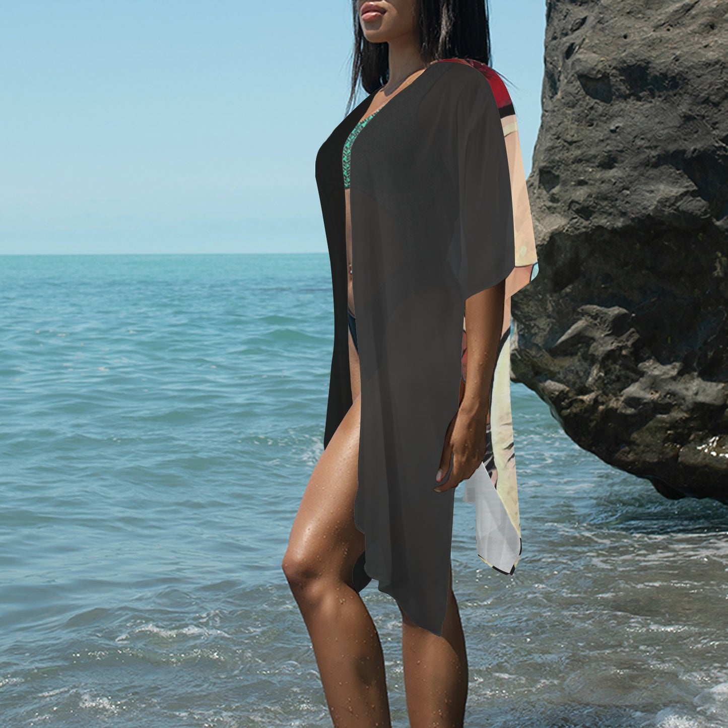 Humans Scare Me Cape Black