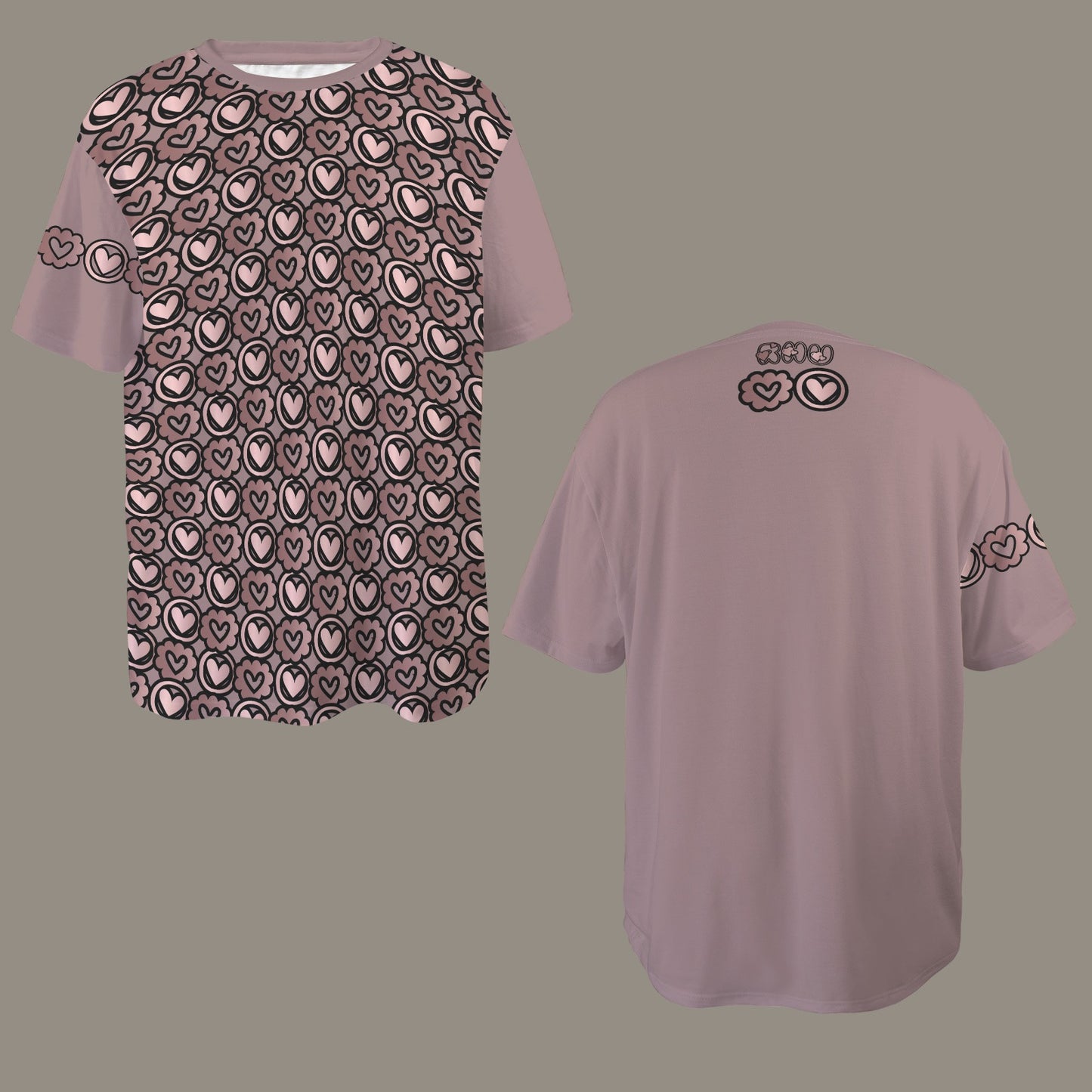 SE SON ROSE T-SHIRT BROWN