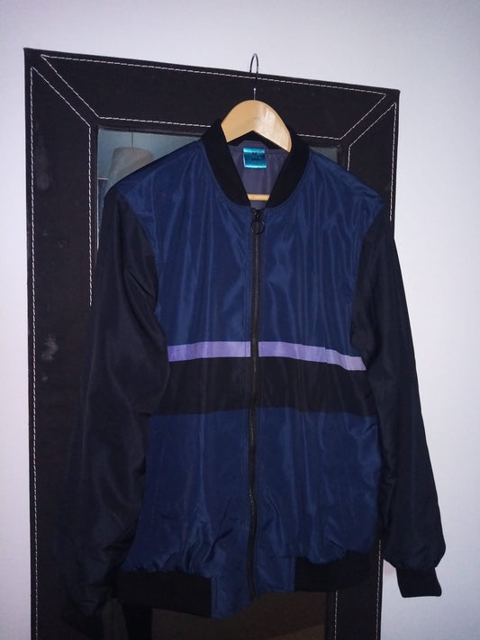 Men's Jacket Blue Night Light Blue Black