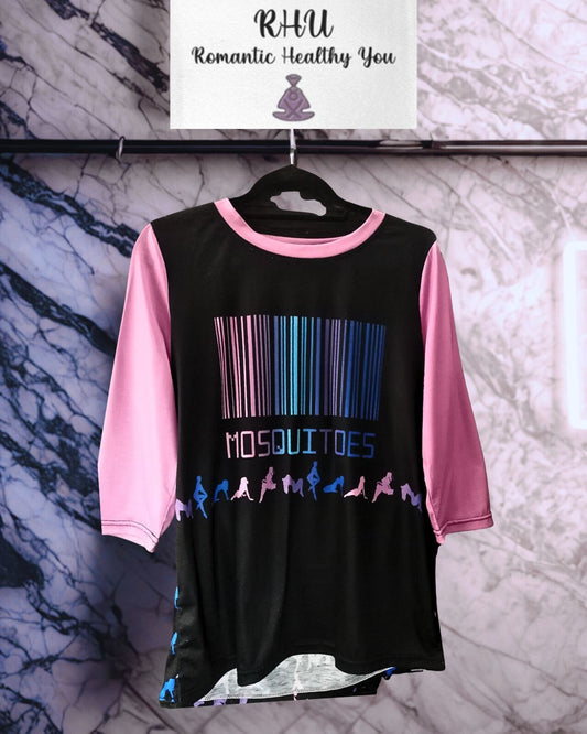 Mosquitoes Price Tag Pink Sleeve T-Shirt