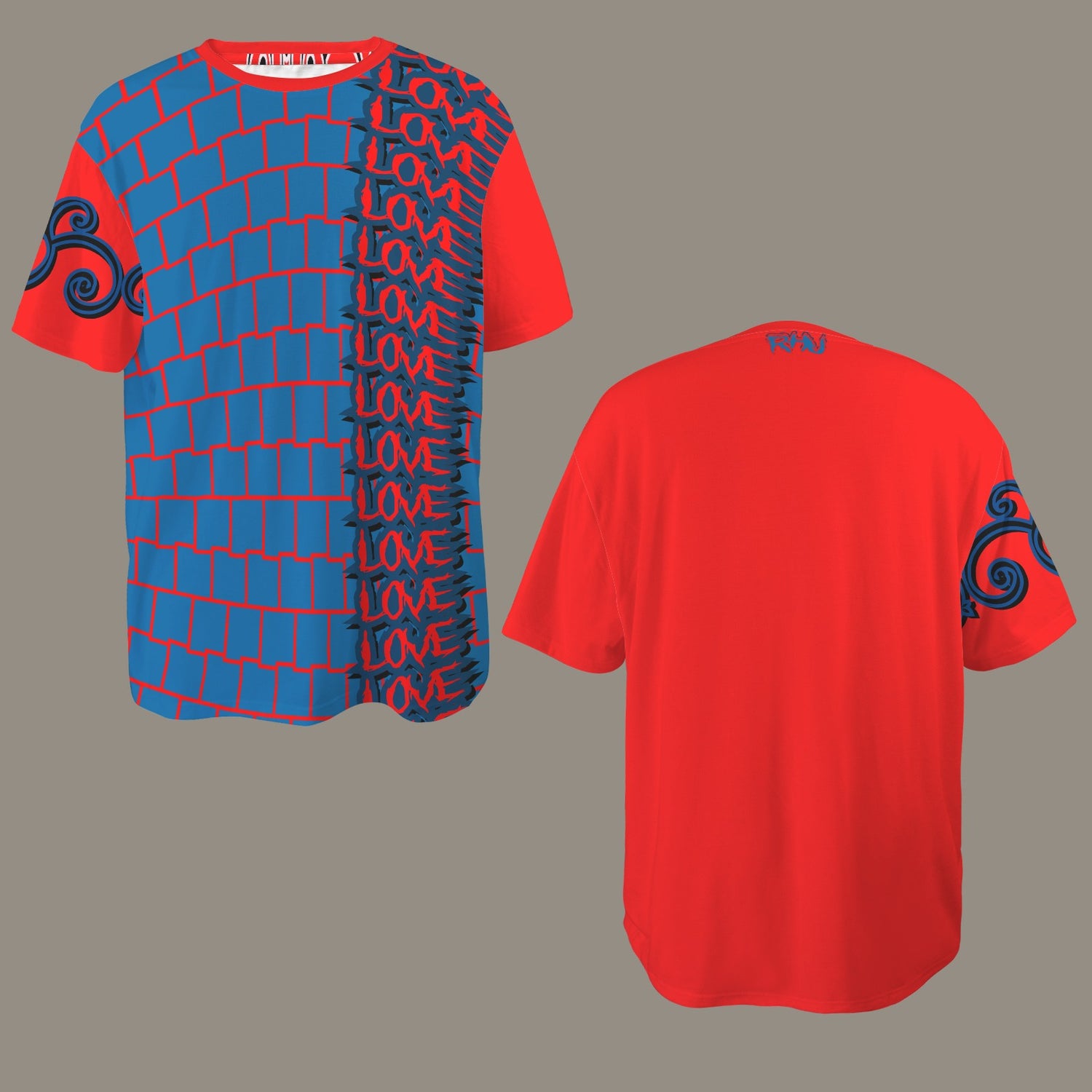 SE SON ROSE -BLUE LOVE WALL RED