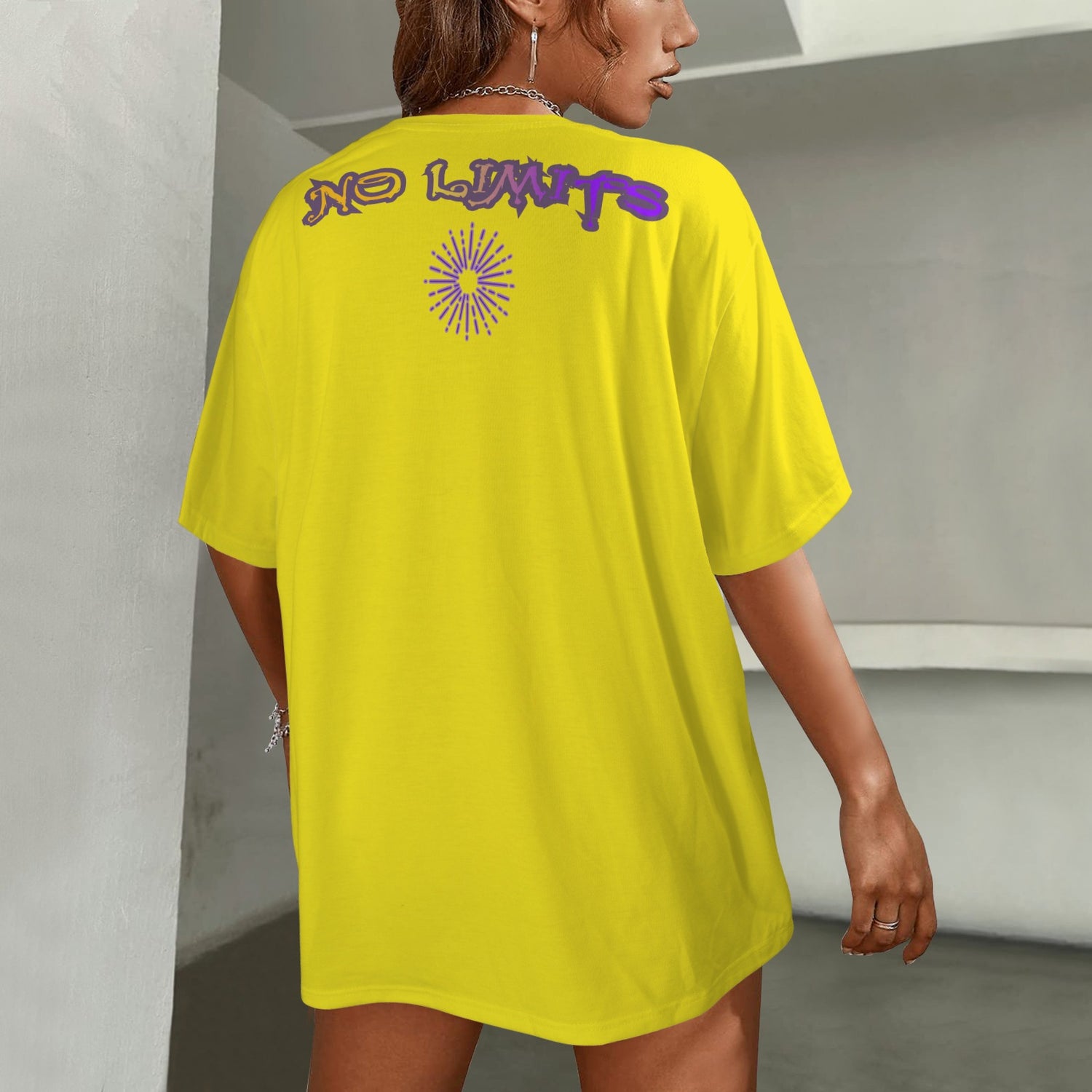 S-WITCH UP WAVE BUTTERFLY T-SHIRT YELLOW