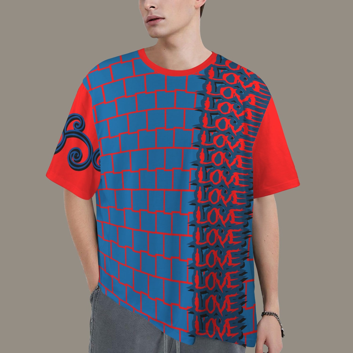 SE SON ROSE -BLUE LOVE WALL RED