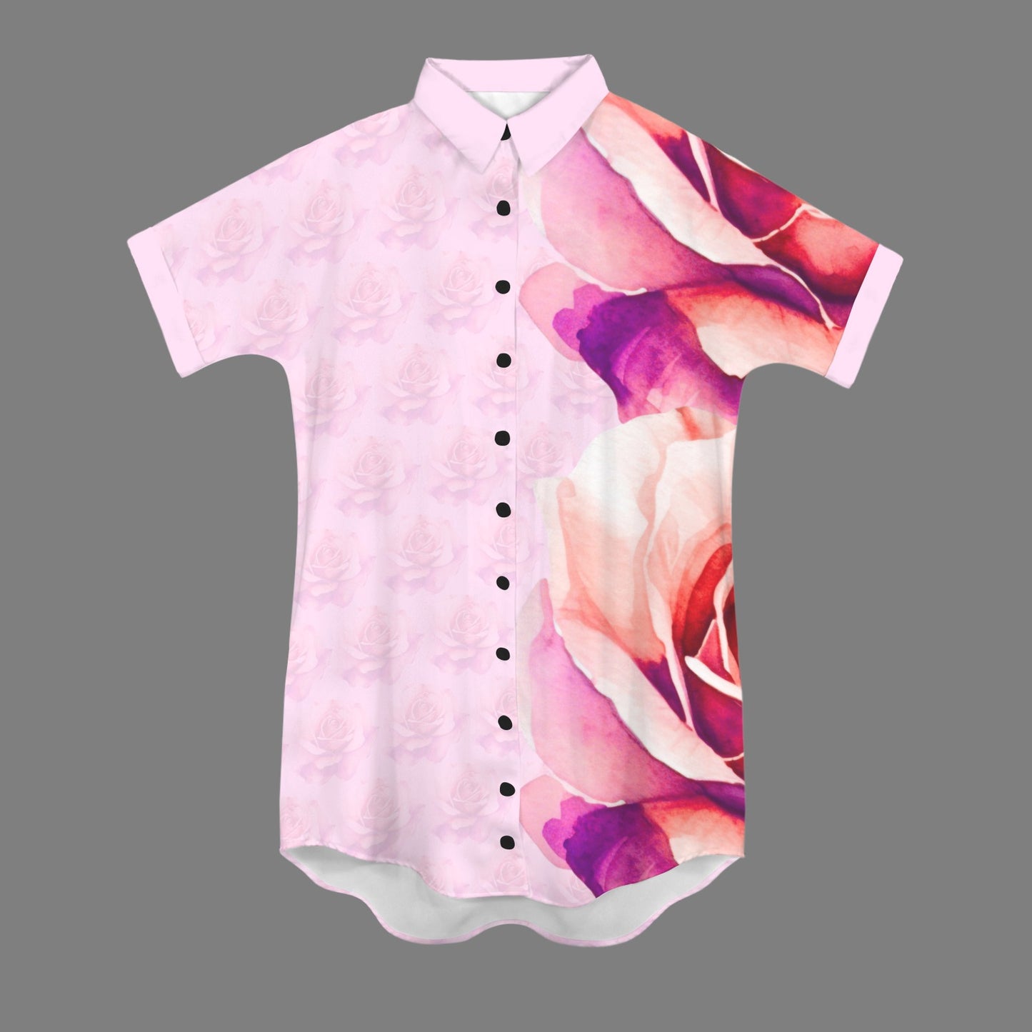 Se son rose fioriranno T-Shirt Dress Pink