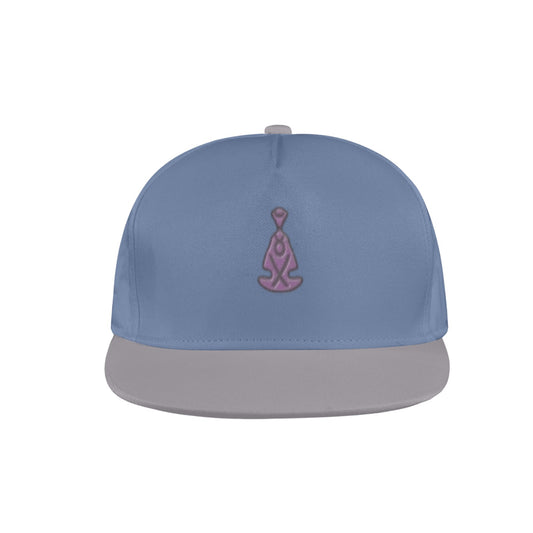 Blue Grey Eyes Buddha Logo Snapback Cap (3 colors)