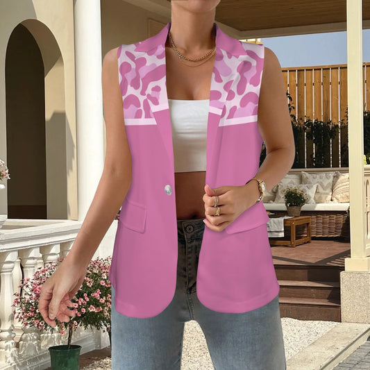 Gilet mamma Light Maubr PInk Leopard