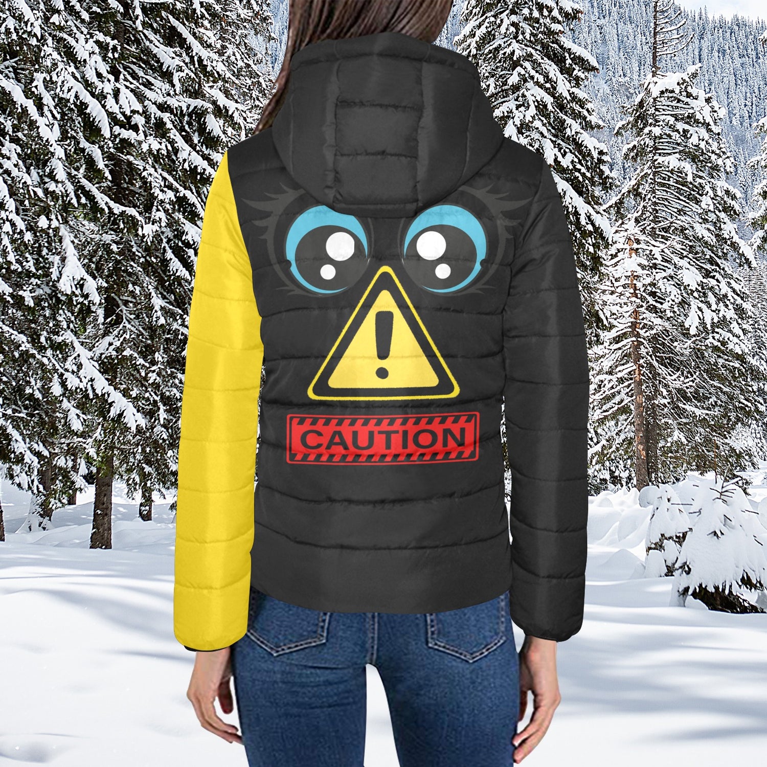 Caution Design 3 Padded Jacket to finish