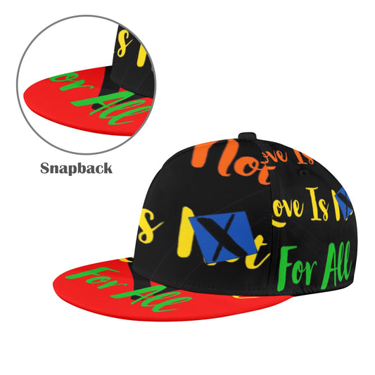 LINFA RED BLACK Snapback Hat