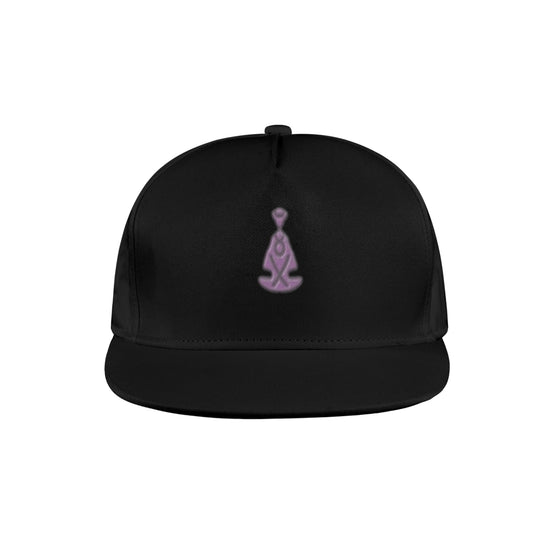 Buddha Logo Snapback Cap Black