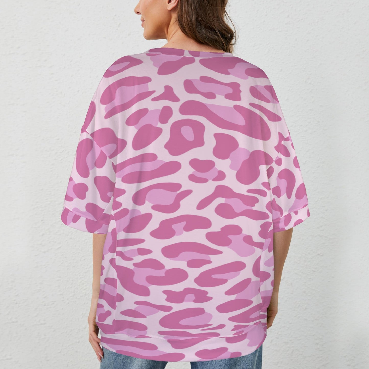 Maglia mamma Leopard Pink Light Mauve