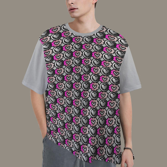 SE SON ROSE T-SHIRT GREY PINK