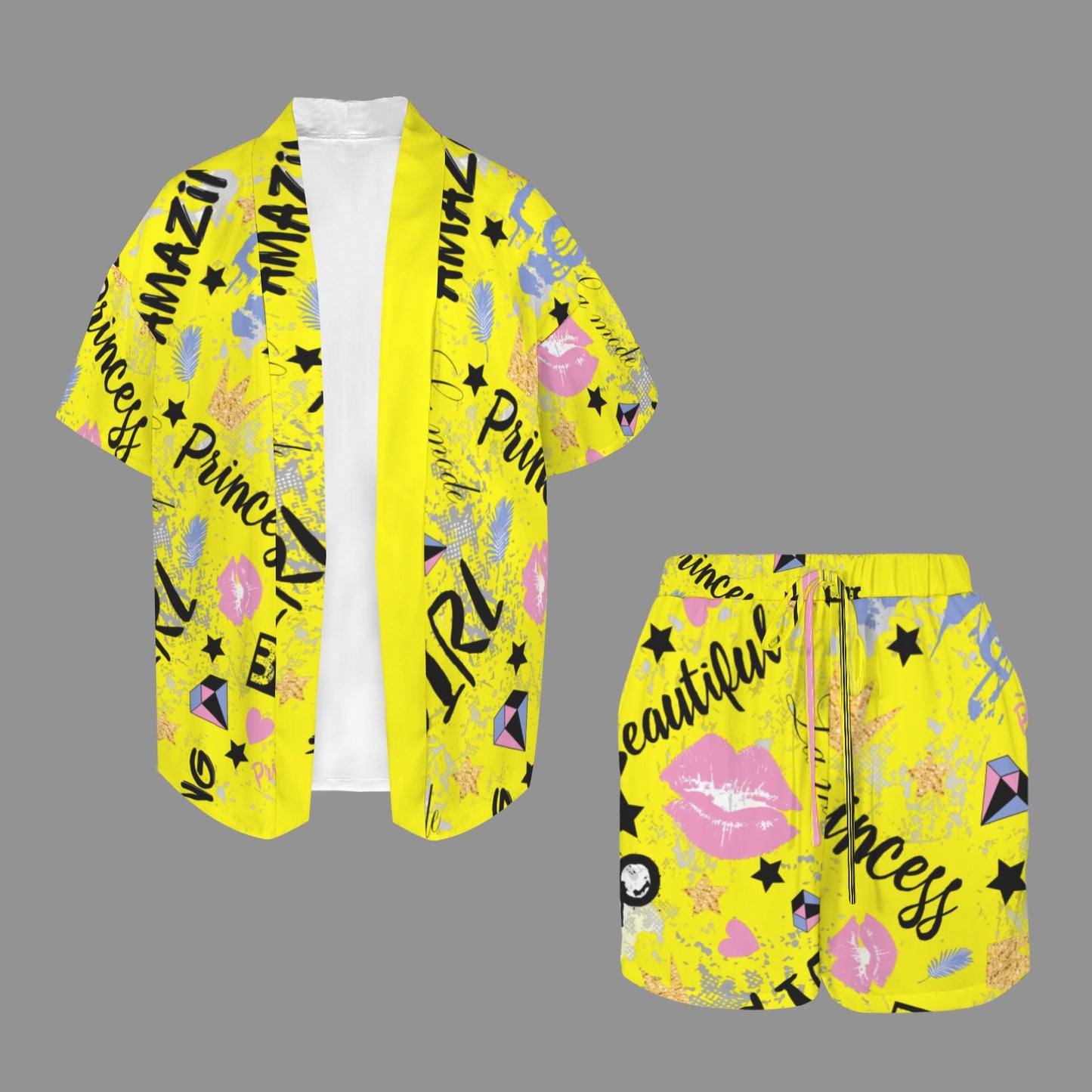 Yellow Feel Amazing Open Blouse